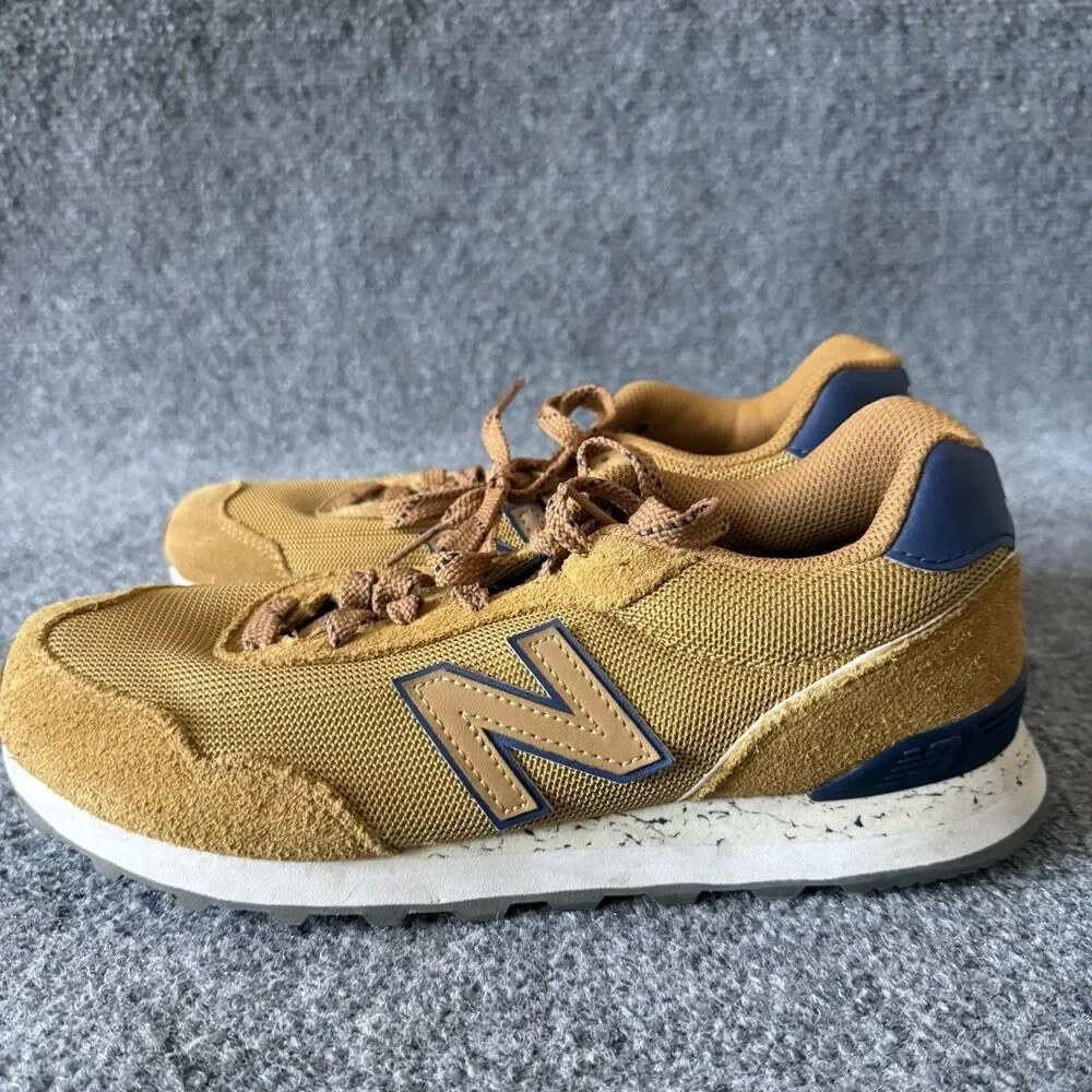 New Balance 515 V3 Workwear Gold Yellow Navy Blue Mens Size 8 Sneakers ML515BH3